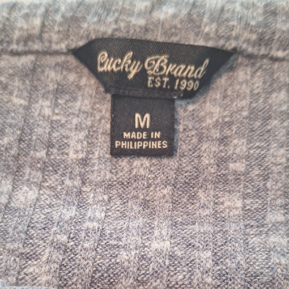 Lucky Brand Heather Blue Knit Top - Picture 4 of 5